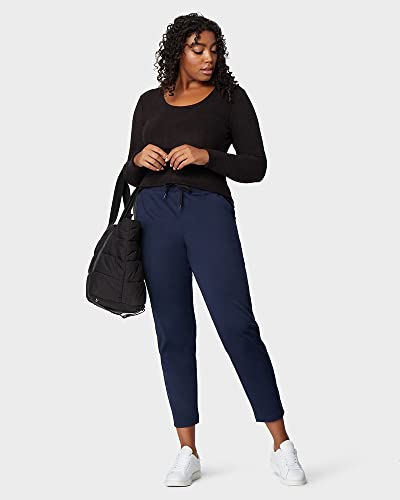 32 DEGREEES Women's Ultra Comfy Everyday Pants| Adjustable Drawstring | 4-Way Stretch | Modern-Fit | Office2