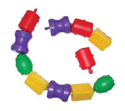 Childcraft - 826016-24 Toddler Manipulatives Click and Link Beads, Set of 40