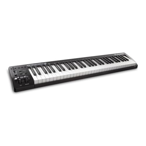 Amazon | M-Audio USB MIDIキーボード 61鍵 セミウェイト ピアノ音源