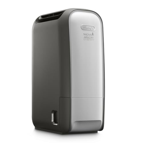 De'Longhi Tasciugo AriaDry Light - Deumidificatore Casa Portatile, Tecnologia Zeolite e Ionizzatore,...