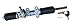 PEIMIN # 1036015-01 Steering Gear Box Assembly with 7540 Drag Link Tie Rod End Replacement for Club Car DS G/E Golf Cart