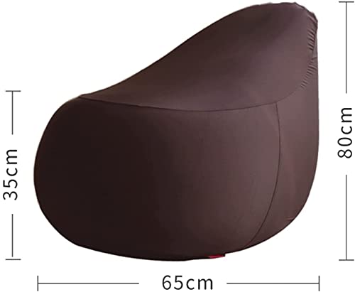 dtkmkj Sitzsack Lazy Couch Tatami Single Stoff Sofa Stuhl Schlafzimmer Balkon Weiche Rückenlehne Große Größe Abnehmbar… – Bild 3