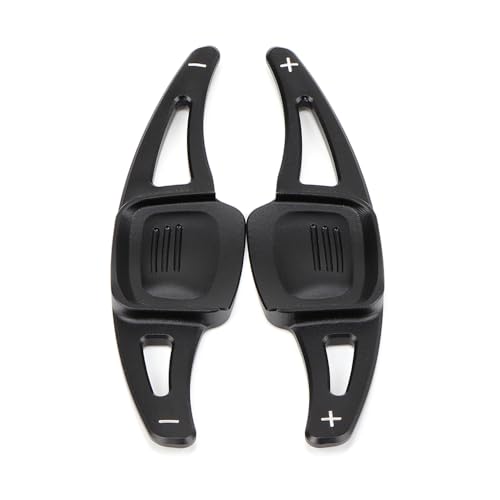 HIBEYO 2 levas de Cambio de Marchas de Aluminio Negro para Golf 7 (no GTI R GTD R Line) MK7 Golf 8 Arteon Tiguan AD1 T Rock Volante, Accesorios Decorativos