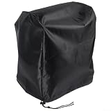 GLFLOW Housse anti-poussière pour microscope pleine grandeur, tissu Oxford 210D imperméable et résistant à la poussière, noir