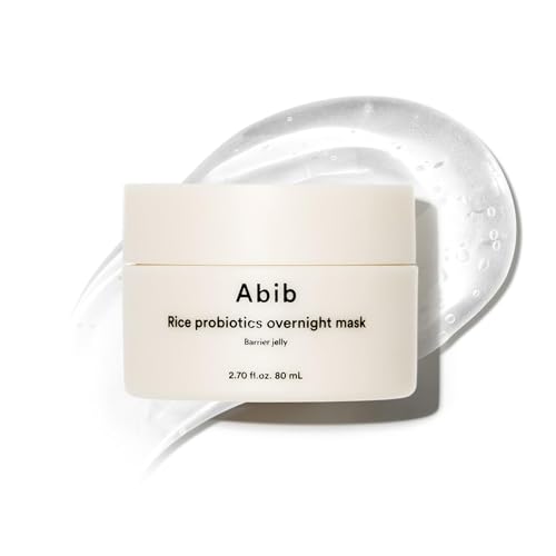 Abib Mascarilla Nocturna Coreana Con Probióticos De Arroz Y Gel Barrera. Crema Hidratante Nocturna Para Piel Congestionada, 78 Ml (Probióticos De Arroz Y Gel Barrera).