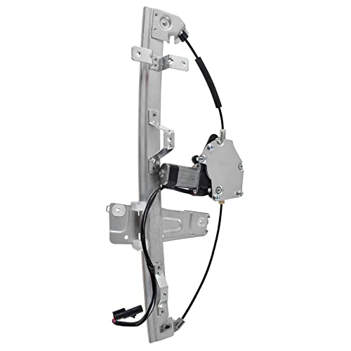 Image of TRQ Front Left Power Window Regulator & Motor Assembly Drivers Side Compatible with 2000-2004 Jeep Grand Cherokee CH1350122