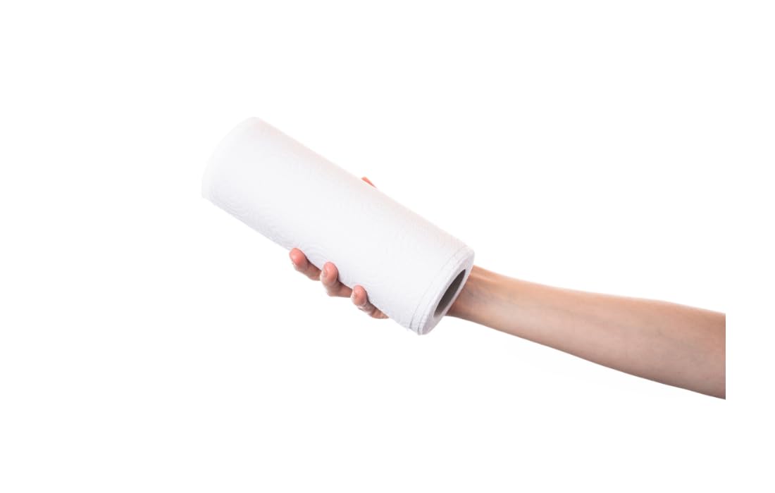 Küchenrollen 32 Rollen, Wischtücher, Küchentücher 3-Lagig - weiß, 50 Blätter pro Rolle 8 x 4 Rollen Super saugfähig, Weich und reißfest