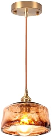 Suspension Luminaire Verre, Intérieure Suspendues Vintage, Abat-J...