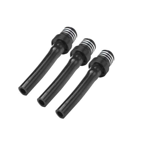 Image of Dirt Bike Gas Cap Vent Hose 3 Pcs Fuel Tank Valve Tube Breather CNC Universal for 50-450cc CRF XR KLX KX TRX ATV Dirt Pit Bike Black