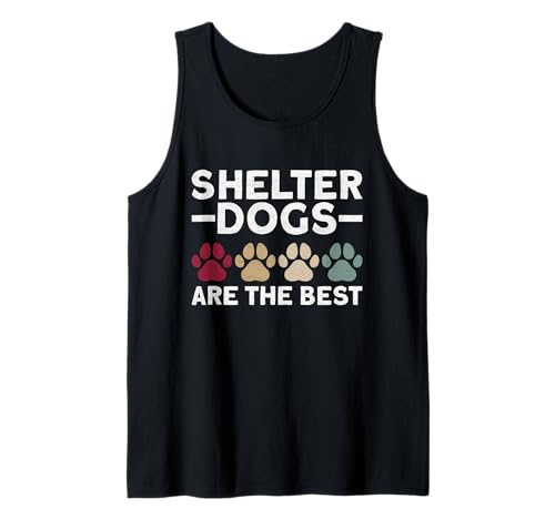 Los Perros de Refugio Son los Mejores - Animal Rights Animal Shelter Camiseta sin Mangas