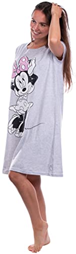 Brandsseller-Nachtshirt-Nachthemd-Freizeitshirt-Longshirt-Kurzarm-mit-Motiven-im-Stil-von-Minnie-Mouse