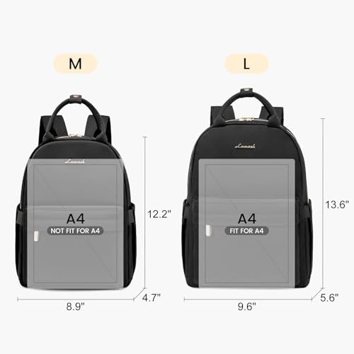 Image of LOVEVOOK Mini Backpack Purse for Women Cute Small Backpack, Light Weight Fashion Daypack for Work Travel Daily Backpack, Black, 11inch