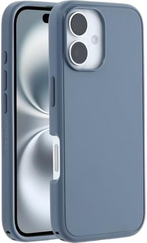 OtterBox Symmetry Series MagSafe Hülle für iPhone 16, stoßfest, sturzsicher, dünne Schutzhülle, 3X mehr Stürze als nach Militärstandard, Blau