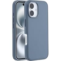OtterBox Cover Symmetry Series MagSafe per iPhone 16, custodia protettiva sottile antiurto, a prova di caduta, testata 3x vs norme MIL-STD 810G, Blu