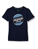 T-Shirt Jack & Jones Jungen JORTONNI TEE SS CREW NECK JR Shirt, Navy Blazer, 164