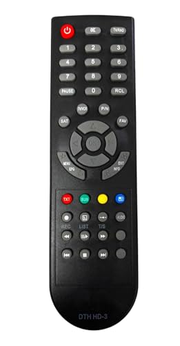 Image of Compatible Remote Control for DEN DTH Set TOP Box DTH52