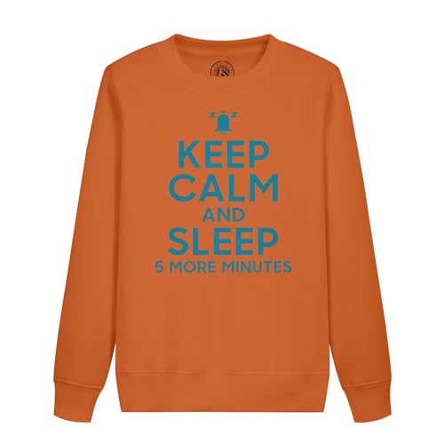 Sweatshirt enfant imprimé Keep Calm au motif parodie britannique drôle et original