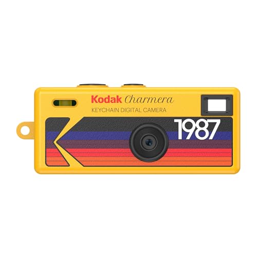 Image of Kodak Charmera Key Chain Digital Camera (Random Style Blind Box, Single Camera) with 32GB Memory Card Bundle (2 Items) | Blind-Box Retro Keychain Camera, 1.6MP, 30fps Video, USB-C Recharge, Microsd Slot, Includes 32GB Class 10 Card
