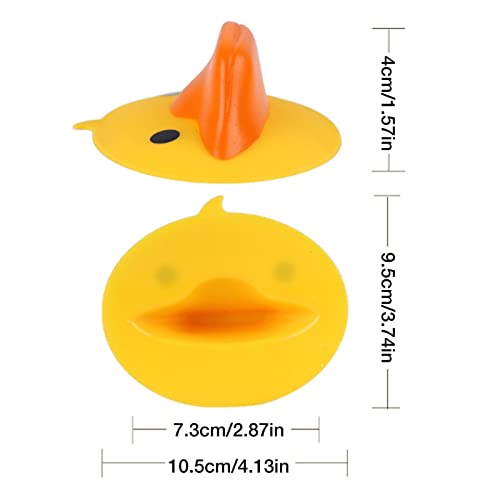 Punho Mini Potholder de Silicone Resistente ao Calor | Clipe de luva de forno de silicone Mini pato