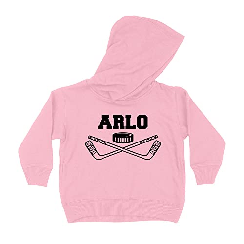 Hockey Arlo Kids Hoodie Sweatshirt Toddler 2T Light Pink