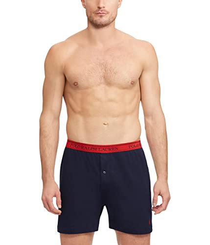 POLO RALPH LAUREN Men's Classic Fit Cotton Knit Boxers, 3 Pack2