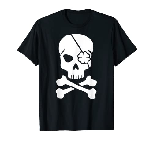 Camisa irlandesa del día de San Patricio con calavera de trébol Camiseta