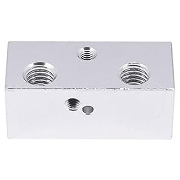 ELECTROPRIME All-Metal Multi-Extrusion 2 in-1 Out Cyclops Aluminium Heater Block Multi C Y6E5