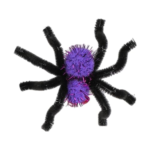 Creepy Spider Hair Clip - Realistic Plush Hairr Ornament, Go