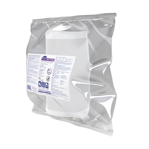 Image of Oxivir Diversey 100823906 Tb Disinfectant XL Wipes, Accelerated Hydrogen Peroxide Based Cleaner Disinfectant, Ready-to-Use, Unscented, 160-Wipes, 1 Refill Bag (Pack of 4)