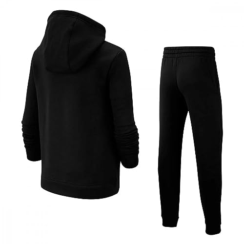 Nike Sportswear Club Fleece Big Kids' Tracksuit (FD3114-010, Black/White)2