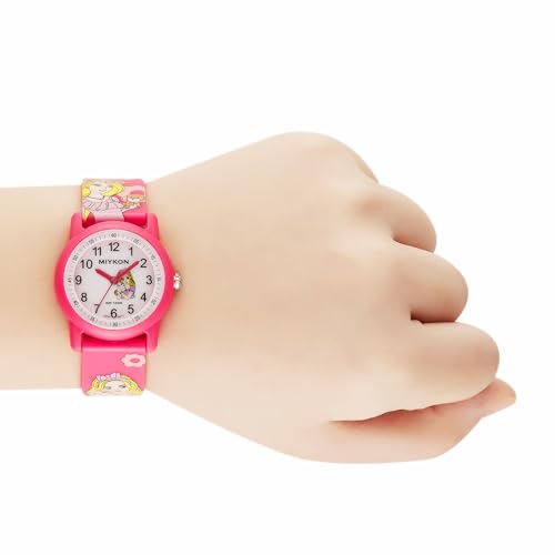 Image of Miykon Kids Watches for Boys and Girls - Educational Time-Telling Gift for Kids Aged 3-15, Toddlers, Preschoolers, and School-Aged Children - Easy to Read Analog Watch, Soft Resin Band, Japanese Quartz, 100M Water Resistant