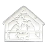 NATIVITY MANGER SCENE BABY JESUS MARY JOSEPH STAR COOKIE CUTTER MADE IN USA PR4495