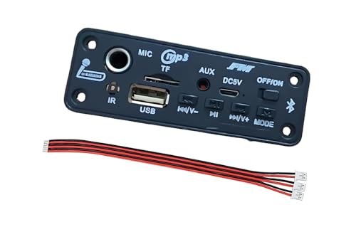 Image of 5V Module Card Decoder Board with Amplifier DIY Bluetooth Speaker FM USB AUX Card MP3 Player Kit with Remote