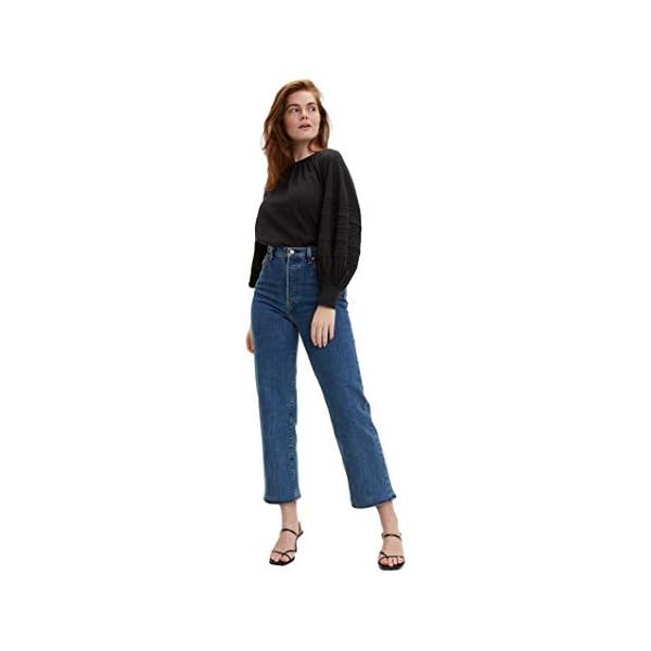 Levis-Womens-Premium-Ribcage-Straight-Ankle-Jeans Levi's Women's Premium Ribcage Straight Ankle Jeans, Georgie - Medium Indigo, 28 (US 6)