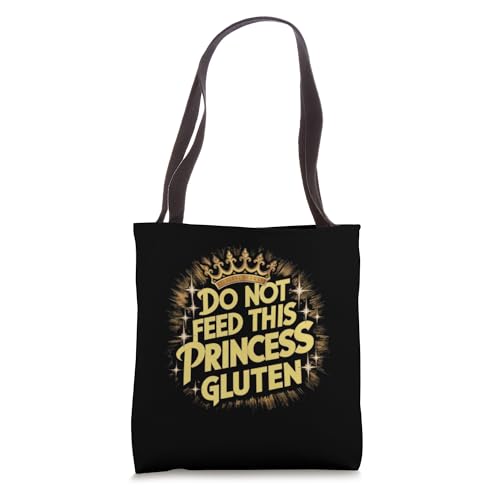 Bolso Tote divertido Do Not Feed This Princess Gluten miniatura 1