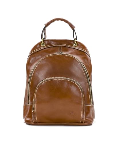 Sac à dos en cuir Heritage Alencon Patricia Nash | Élégance artisanale marron