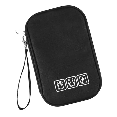 Lonrtesw Organizador ElectróNico, Organizador de Cables de Viaje Bolsa Accesorios para TeléFonos ElectróNicos PortáTiles Estuche MultifuncióN de Almacenamiento