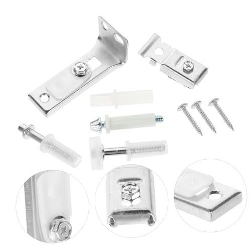 Kit de Herrajes para Puerta Bifold Aleación de Aluminio Riel Deslizante Repuesto | Pivotes Inferiores, Parte de Repuesto para Clóset, Acabado Plateado, Operación Suave, Diseño Robusto para Hogares y Centros Comerciales miniatura 6