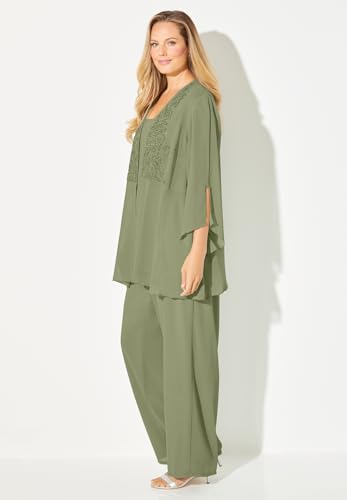 Catherines Women's Plus Size Masquerade Beaded Pant Set3