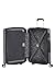 American Tourister Flashline Spinner M, Suitcase, 67 cm, 69/75 L, Silver (Sky Silver), Sky Silver, Spinner M (67 cm - 69/75 L), Suitcases & Trolleys, Sky Silver, Spinner M (67 cm - 69/75 L), Suitcases