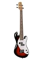 22 pocketed frets 23.5" Scale Length Closed Gear, Black, 1:18 Ratio Kala Round Wounds