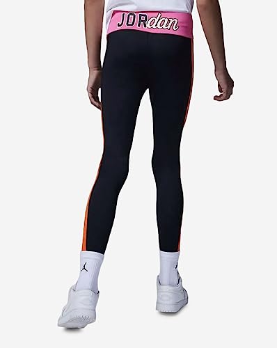 Jordan Pink Pack High Rise Leggings Girls Size Medium to X-Large Color Black, Pink, Orange, and White2