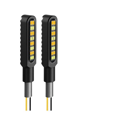 Feux clignotants à LED pour motos avec signal de freinage arrière et éclairage de jour universel