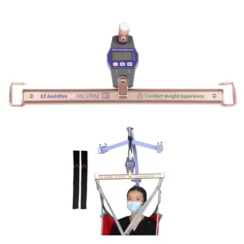 EZ Assistive Báscula de peso de elevación de pacientes para Hoyer Lift, báscula de elevación para paciente, carga de trabajo de seguridad de 230 kg