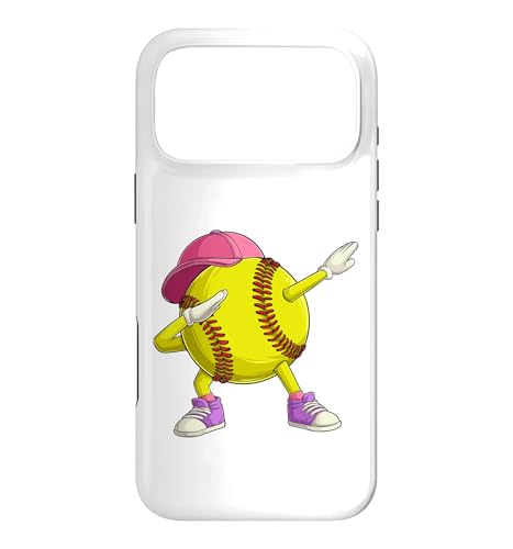Dabbing Dab Dance �\�t�g�{�[�� �O���t�B�b�N �j�̎q ���̎q ���� �j�� �X�}�z�P�[�X iPhone 17 Pro Max �p