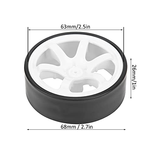 Roues de voiture Drift 1/10 RC pour stopper les sauts de châssis et déraper facilement