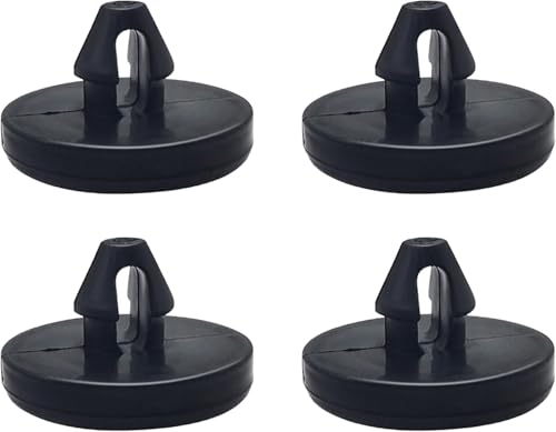 Ferianl 4PCS Brake Pedal Pad and Light Switch Stopper, Automotive Clutch Pedal Stoppers, Brake Switch Pad, Replacement Part Number 90541-06036, Universal for SUV, Sedan, Truck (Black)