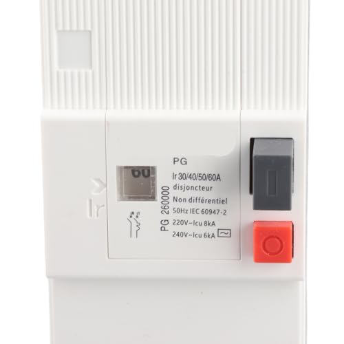 Disyuntor eléctrico de aire 30 60A que evita sobrecargas en redes bipolares de baja tensión 6