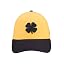 Heather Yellow Hat/Black/3d Black Clover