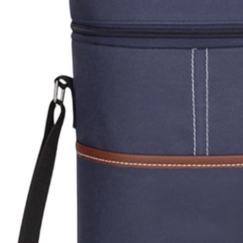 Transportador de vinos de nailon de 12 pulgadas y bolsa enfriadora térmica 8